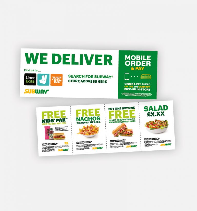 Subway Store Marketing Subway print for franchisees